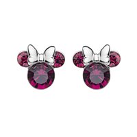 Earrings Disney Child DISNEY PREZIOSI PER BAMBINI IN ARGENTO MICKEY e MINNIE MOUSE in Silver Cristallo ES00028SFEBL.CS